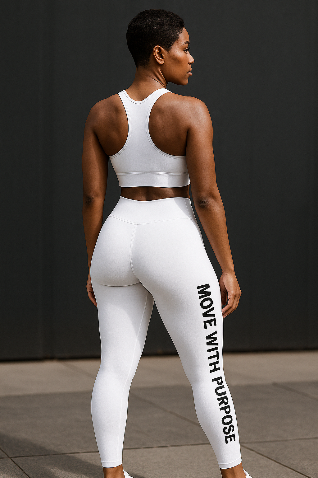 M8STYLE Women's Performance Leggings – “Move With Purpose” Edition