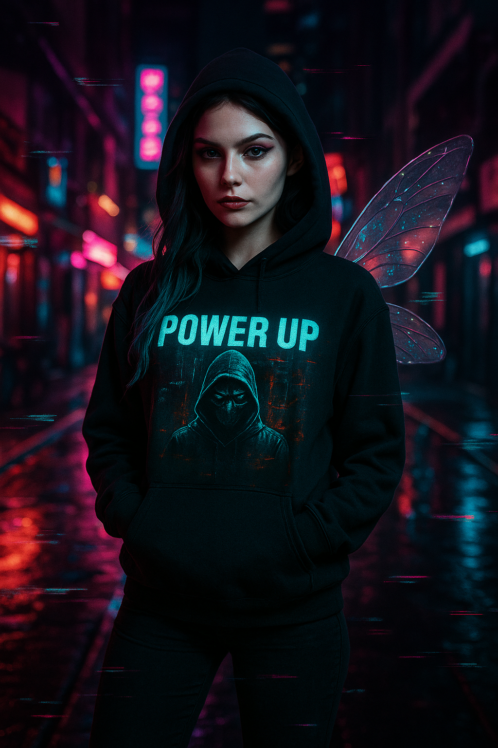 Alpha Nerdz // Glitched Variant Hoodie