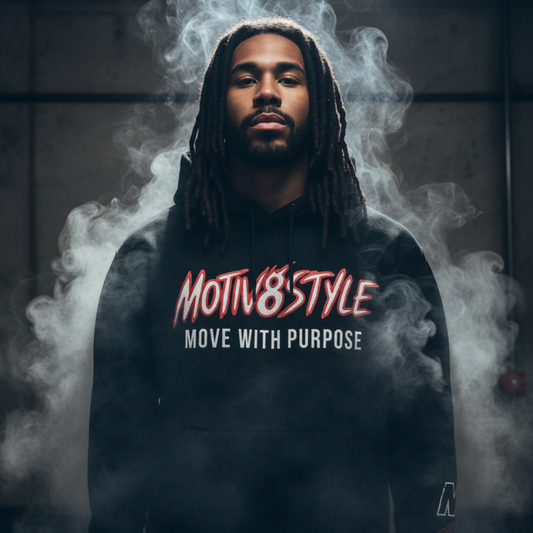 Rules to the Street Hoodie – Black | M8STYLE Urban Code Series