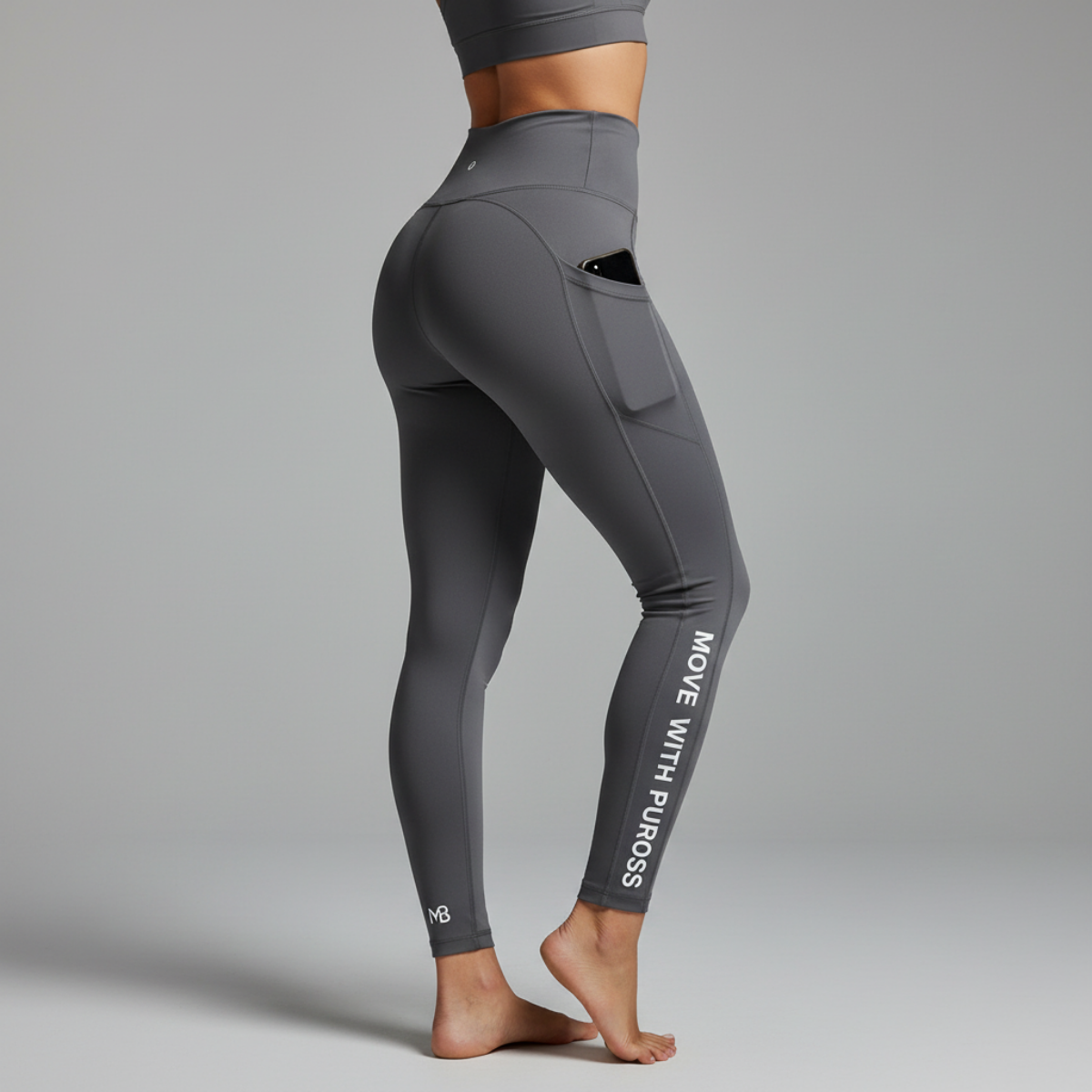 M8STYLE Women's Performance Leggings – “Move With Purpose” Edition