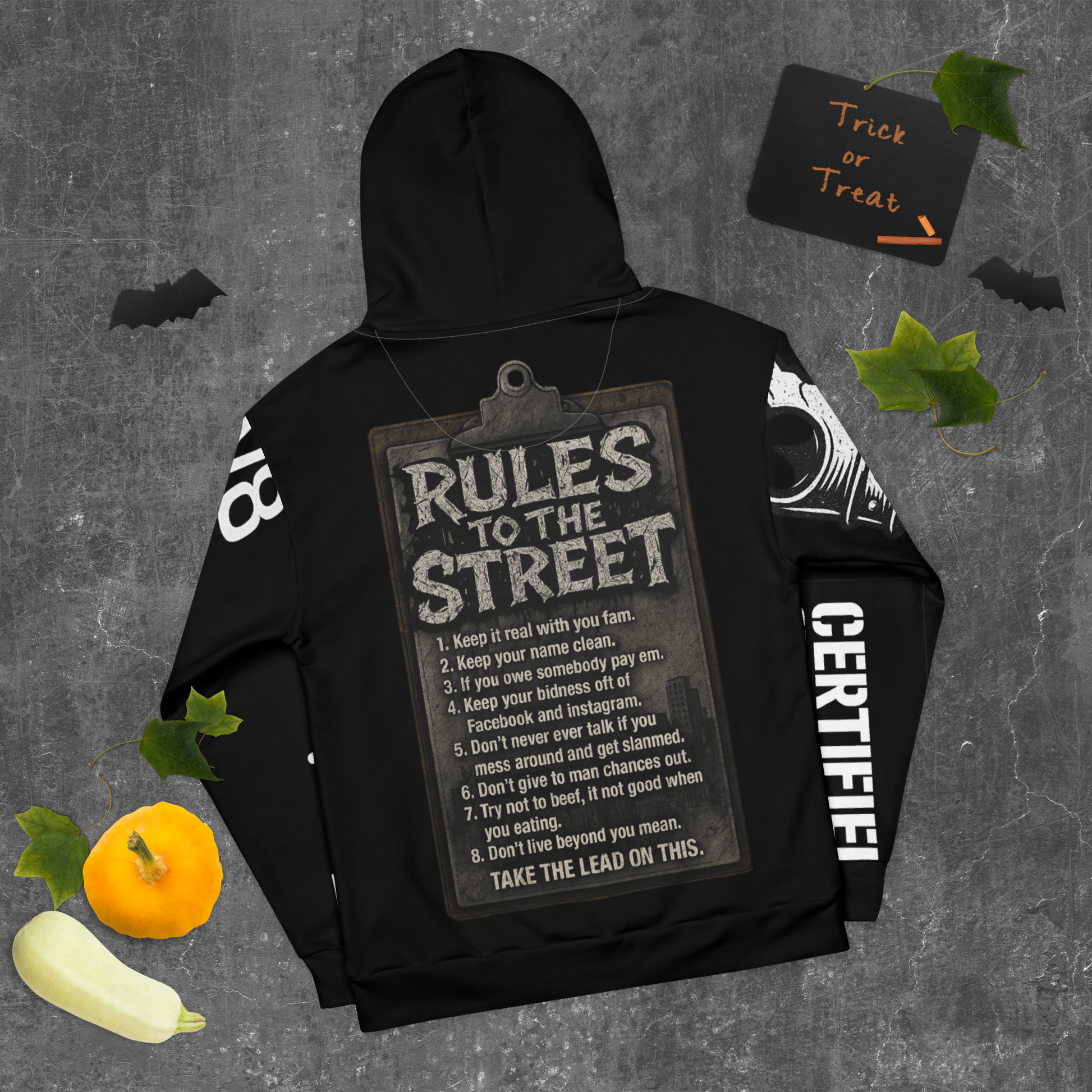 Stamped and approved streetwear hoodie – Hood Certified style