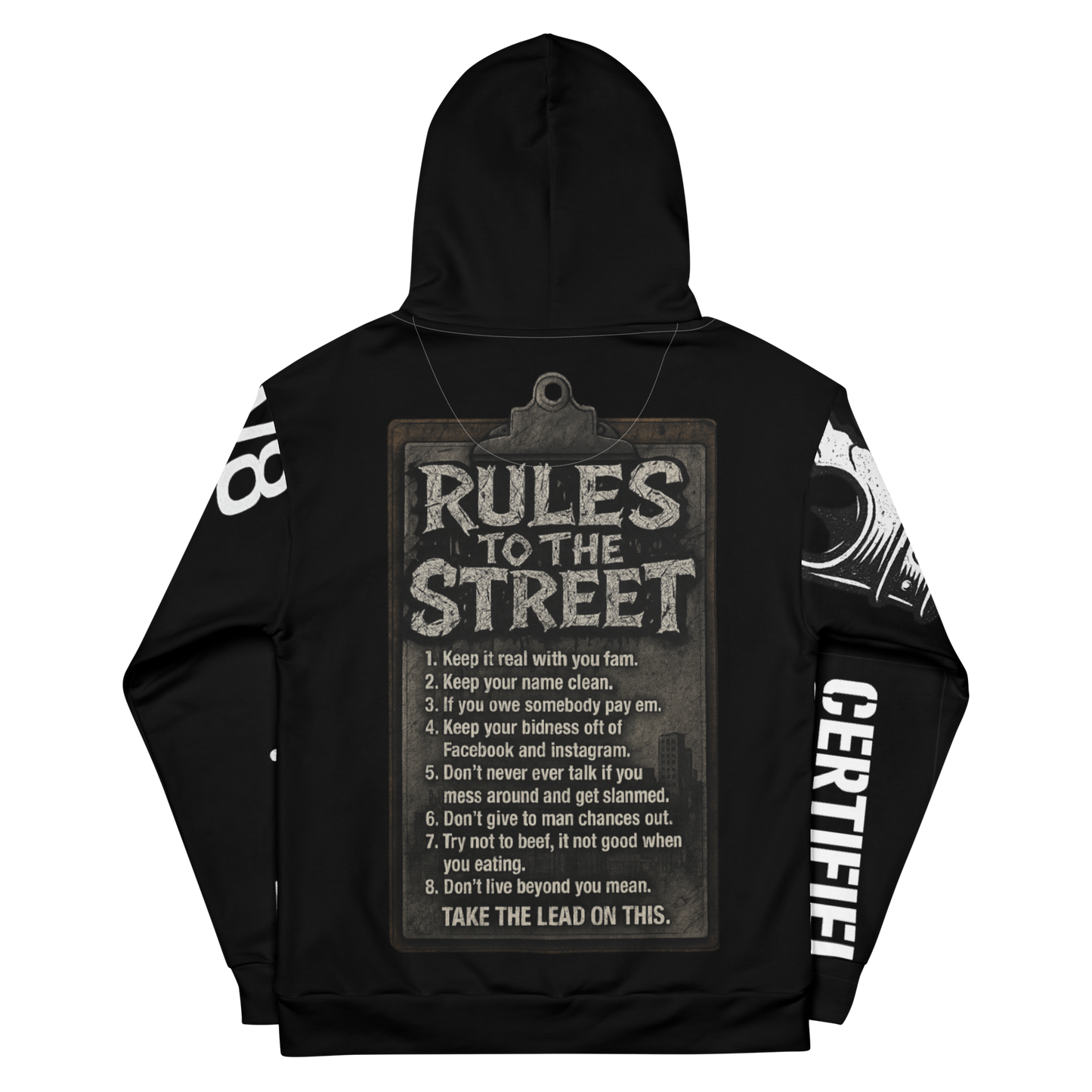 Hood Certified Streetwear Hoodie
