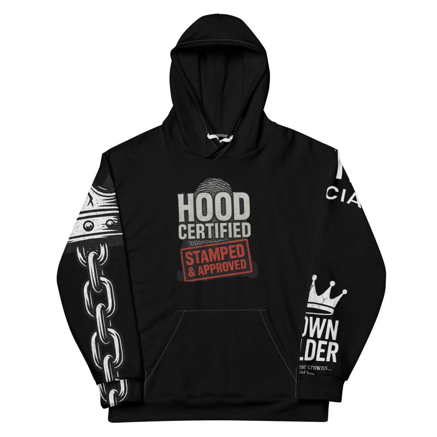 Hood Certified Streetwear Hoodie