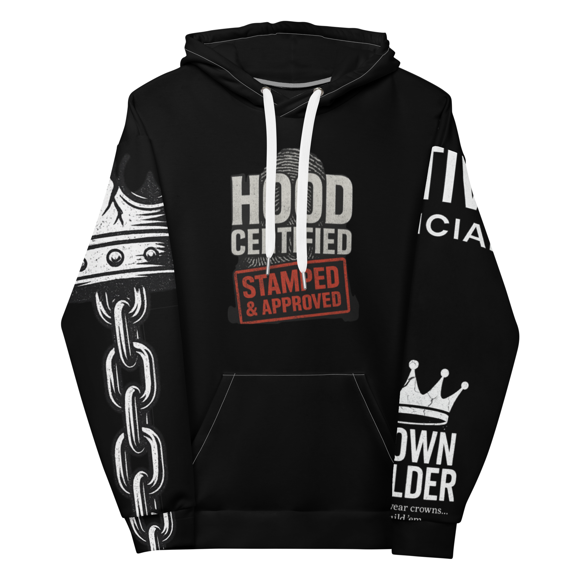 Stamped and approved streetwear hoodie – Hood Certified style