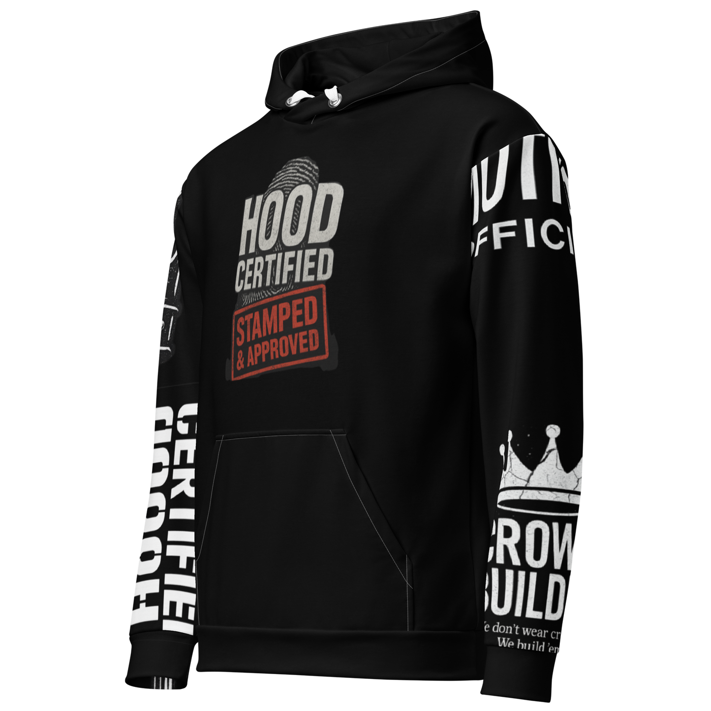 Stamped and approved streetwear hoodie – Hood Certified style