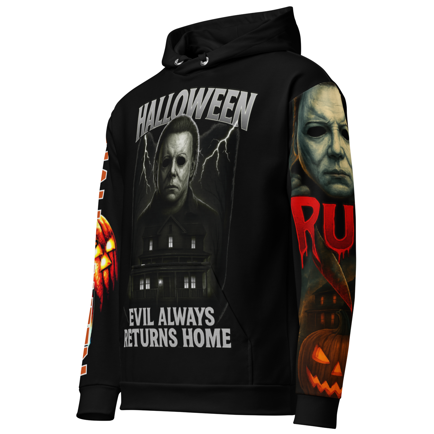 Michael Myers Halloween Hoodie – Horror Graphic Pullover Sweatshirt | Urban Empire Drop
